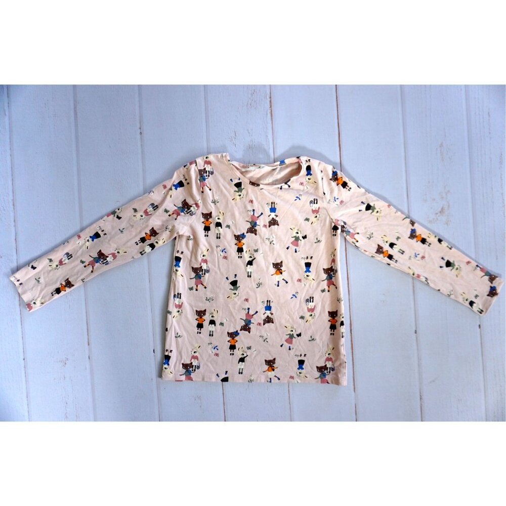H&M Toddler Pale Pink Long Sleeve Shirt - Size 6x/7